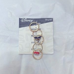 Disney Women’s Mickey Mouse Rings Set of 5 Rings New